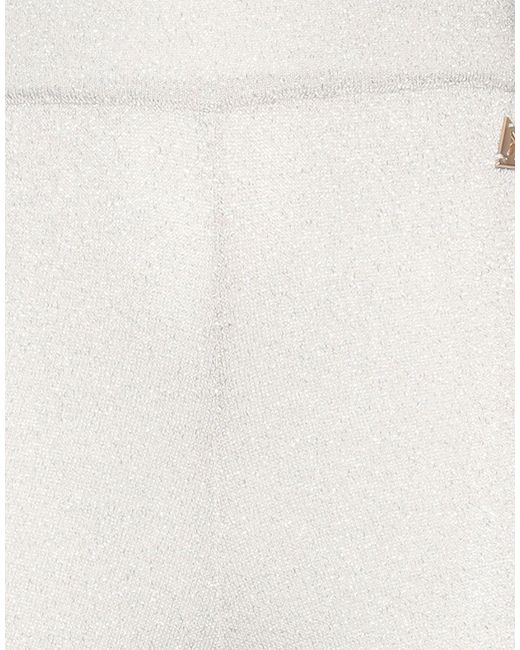 Akep White Pants Viscose, Polyamide, Polyester