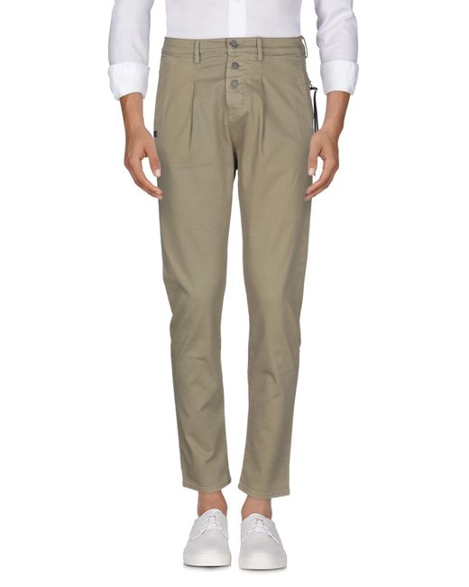 Daniele Alessandrini Natural Camel Jeans Cotton, Elastane for men