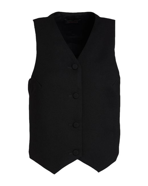 ANDAMANE Black Tailored Vest Polyester