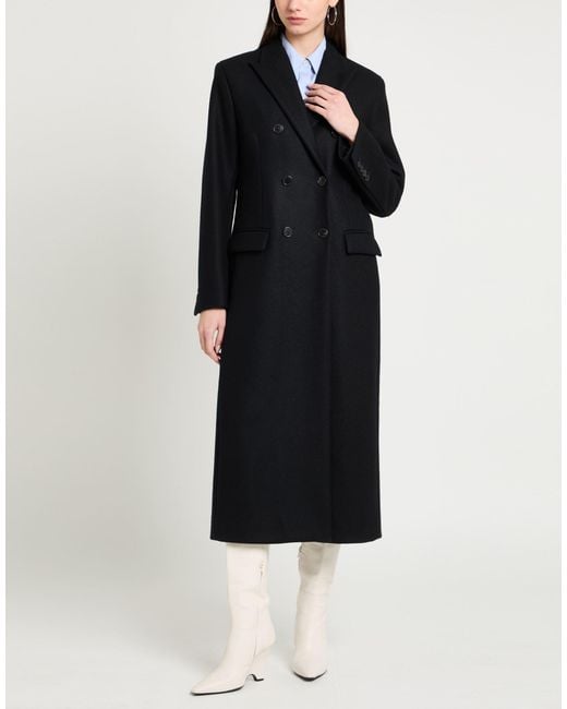 MODES Black Coat Wool