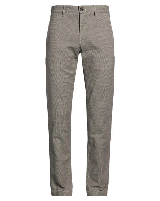 Bikkembergs Gray Pants Cotton, Elastane for men