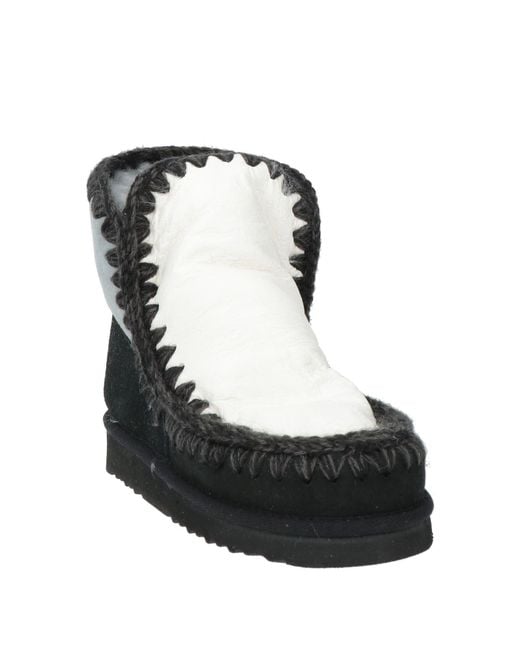 Mou Black Ankle Boots