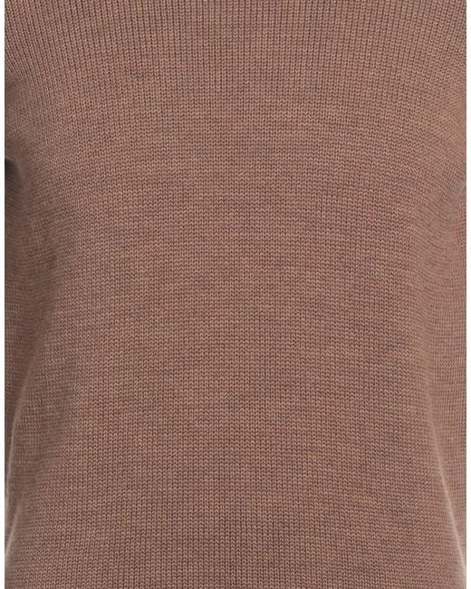 Zanone Brown Jumper for men