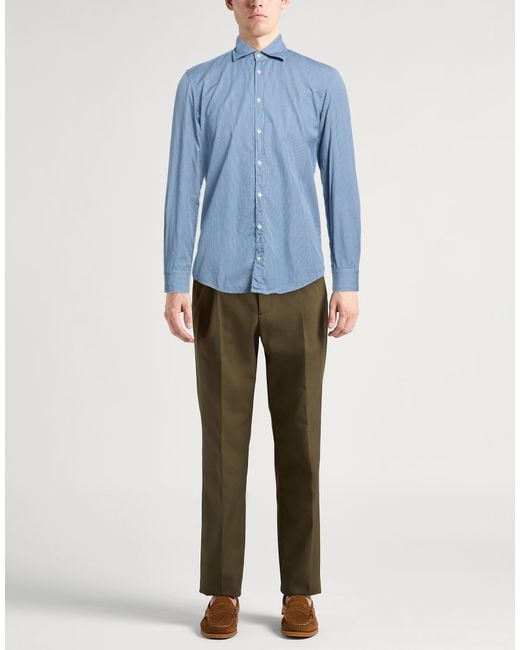 Massimo Alba Blue Shirts for men