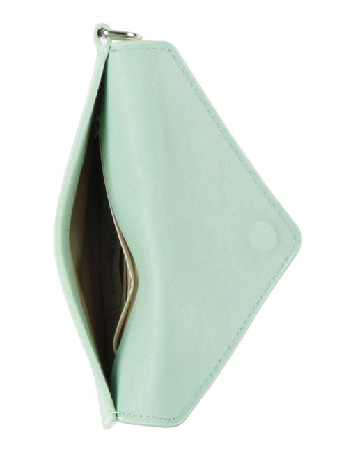 Maison Kitsuné Green Wallet Leather