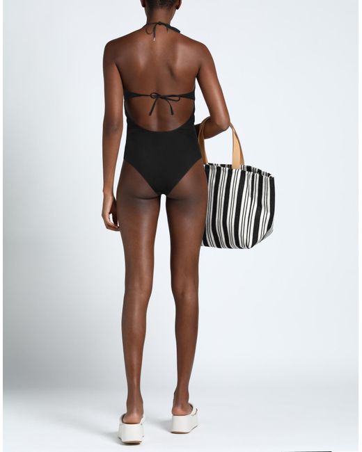 Emporio Armani Black One-piece Swimsuit