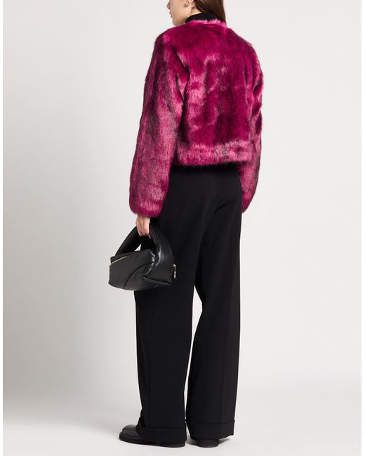MICHAEL Michael Kors Red Shearling- & Kunstfell