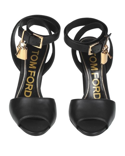 Tom Ford Black Sandals