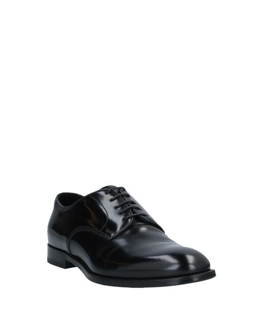 Doucal's Black Lace-up Shoes for men