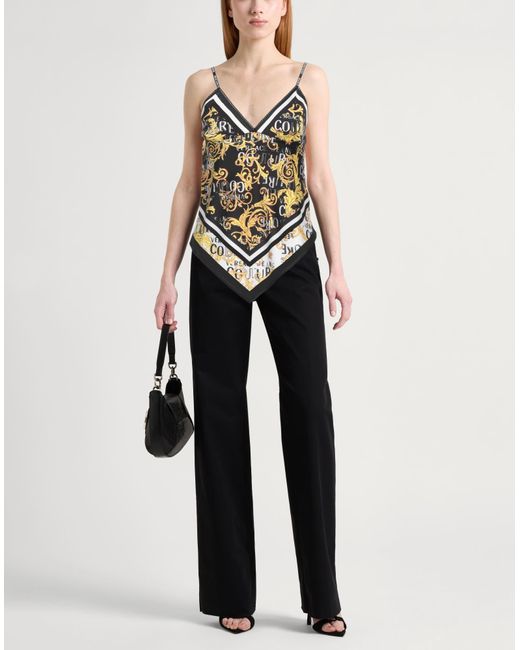 Versace Jeans Couture White Top Viscose