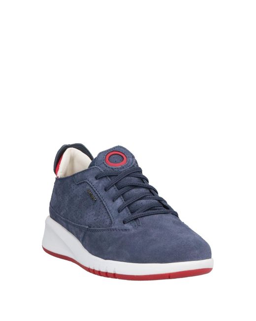 Geox Blue Sneakers Soft Leather