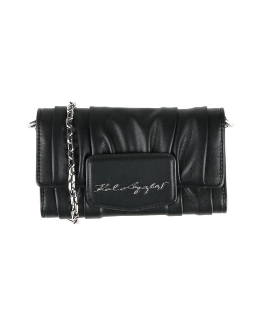 Karl Lagerfeld Black Crossbody Wallets