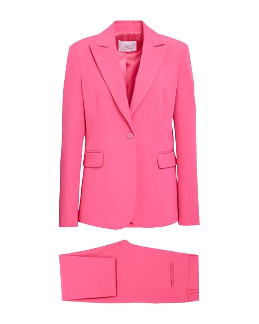 White Wise Pink Suit