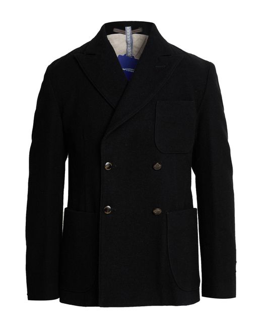Jacob Cohen Black Coat for men