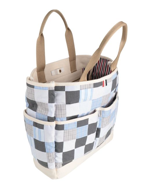 Thom Browne Blue Sky Handbag Textile Fibers for men