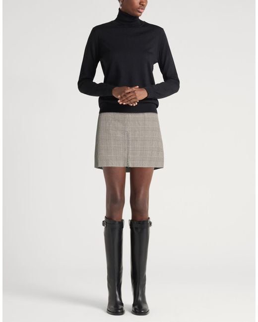 Courreges Gray Mini Skirt Wool, Polyester