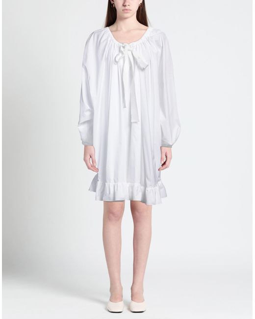 Patou White Mini Dress