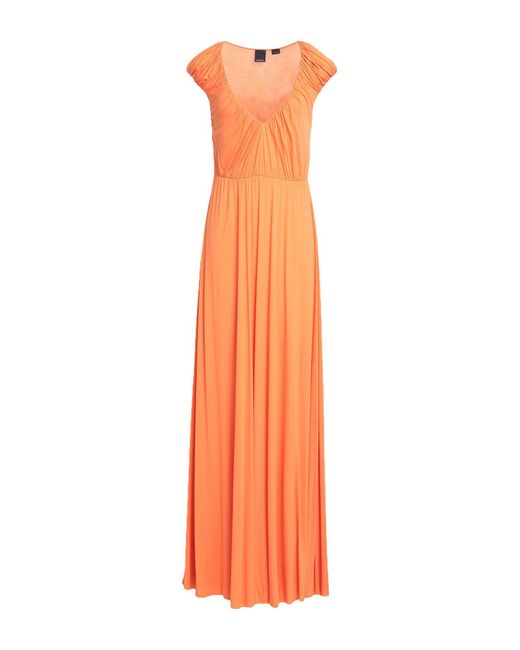 Pinko Orange Maxi Dress
