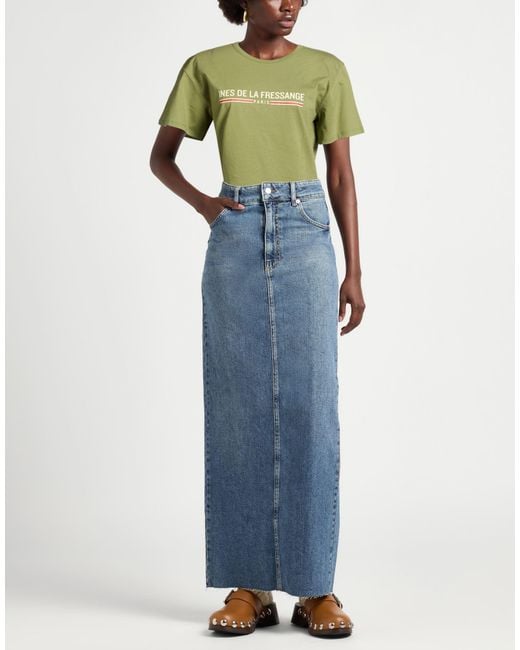 Ines De La Fressange Paris Green T-Shirt Cotton