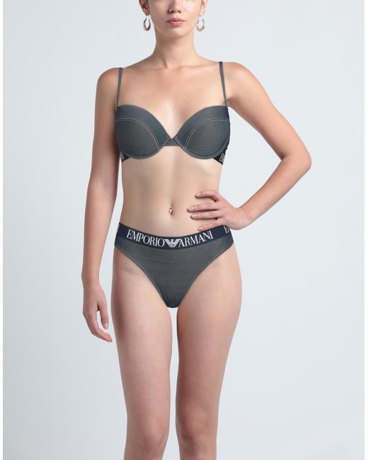 Emporio Armani Gray Bikini