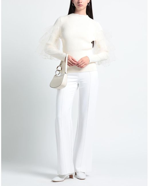 Twinset White Turtleneck