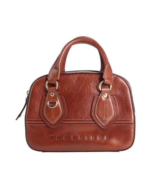 The Bridge Red Handbag Leather