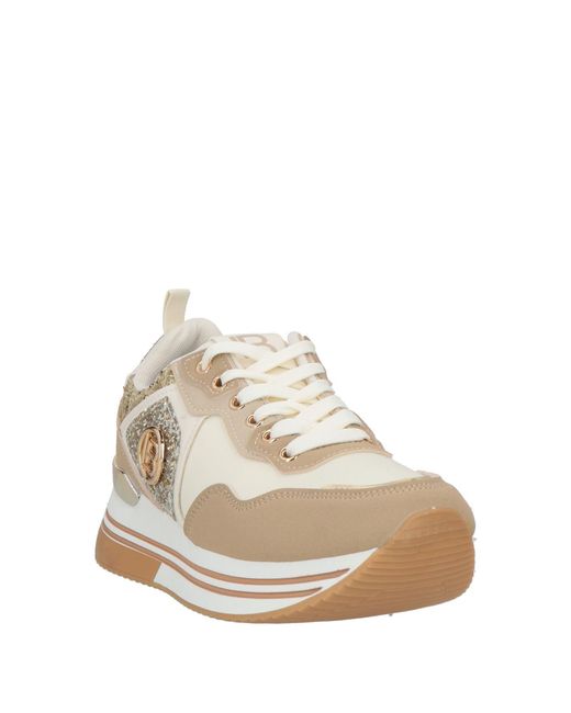 Laura Biagiotti Natural Sneakers Synthetic Material, Textile Fibers