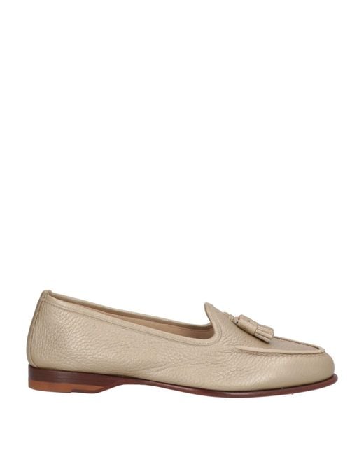Santoni Natural Loafers
