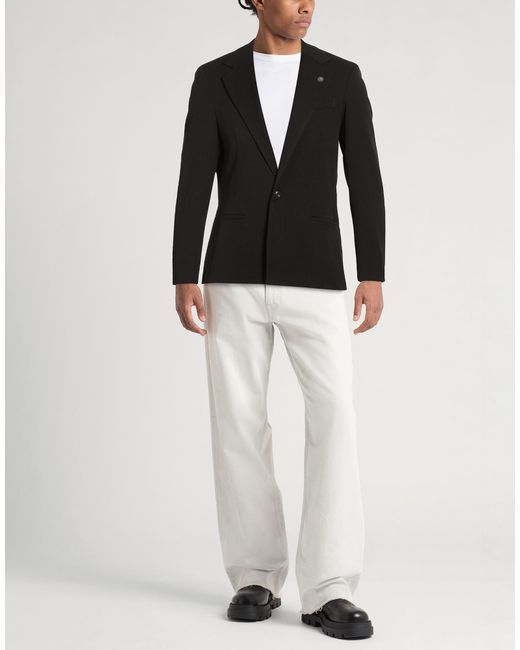 Officina 36 Black Blazers for men