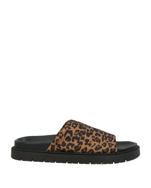 COPENHAGEN Brown Sandals Synthetic Fibers