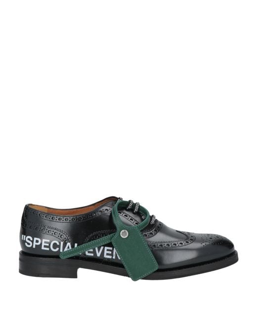 CHURCH'S x OFF-WHITETM Green Lace-Up Shoes for men