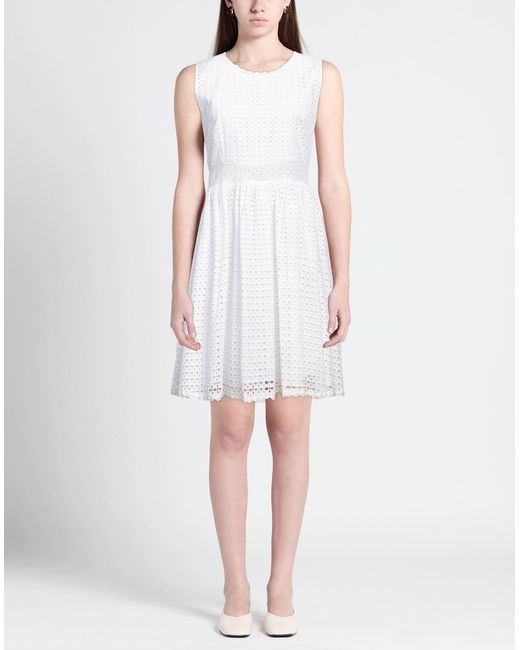 Trussardi White Mini Dress
