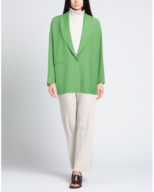Niu Green Blazer Polyester, Cotton