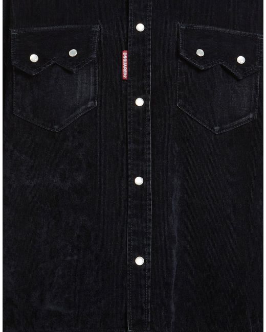 DSquared² Blue Midnight Jacket Cotton for men