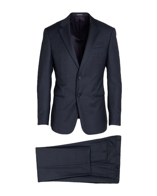 Emporio Armani Blue Suits for men