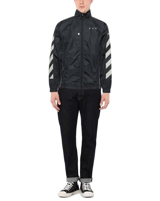 Off-White c/o Virgil Abloh Black Jacket Polyamide, Polyester for men