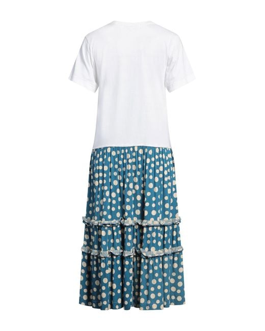 Comme des Garçons White Midi-Kleid