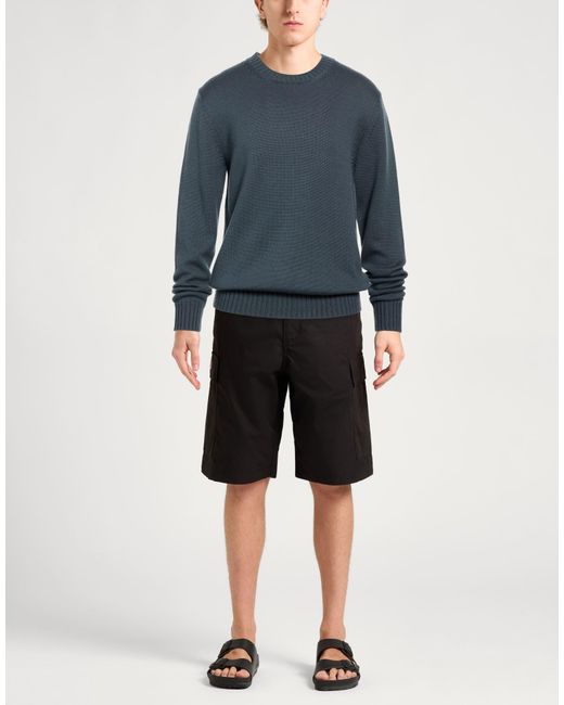 Alpha Studio Blue Sweater Wool for men