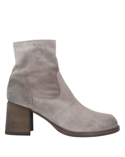 Vic Matié Gray Ankle Boots