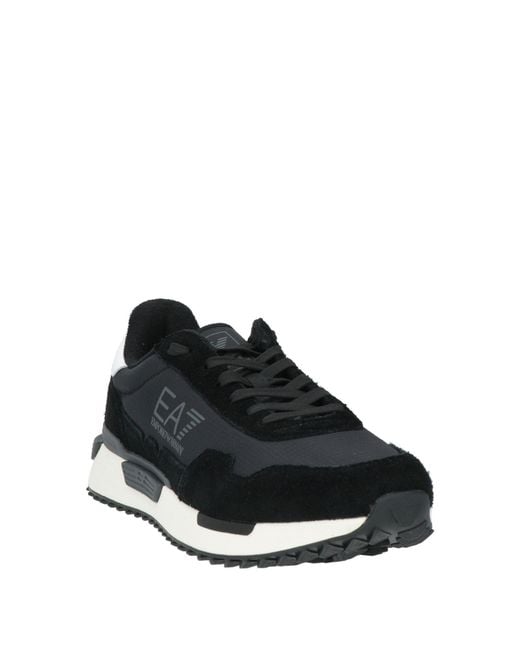 EA7 Black Trainers for men