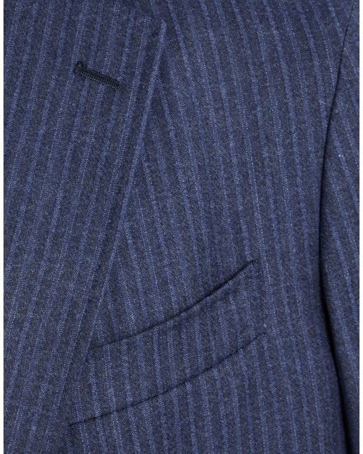 Etro Blue Suit Wool for men