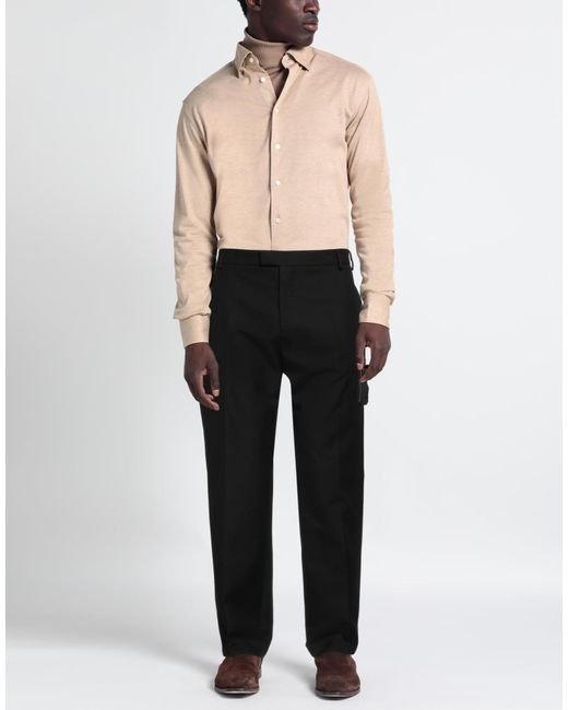 McQueen Black Pants Cotton for men