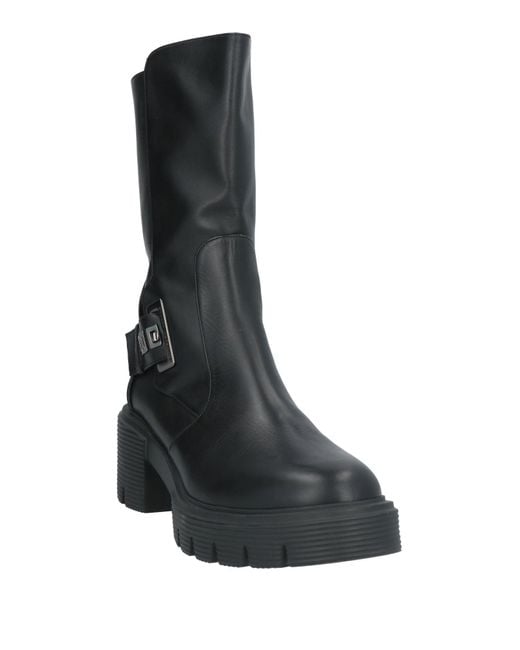 Stuart Weitzman Black Ankle Boots Leather