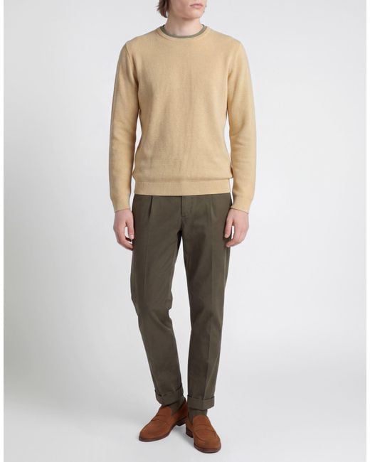Daniele Fiesoli Natural Sand Sweater Cotton for men