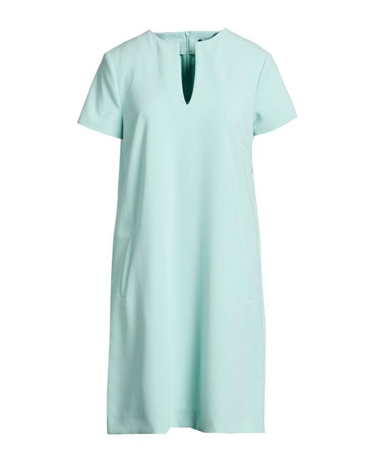 Windsor. Blue Mini Dress Polyester, Viscose, Elastane