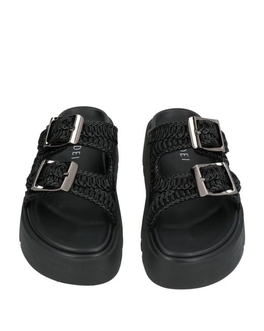 Casadei Black Sandals