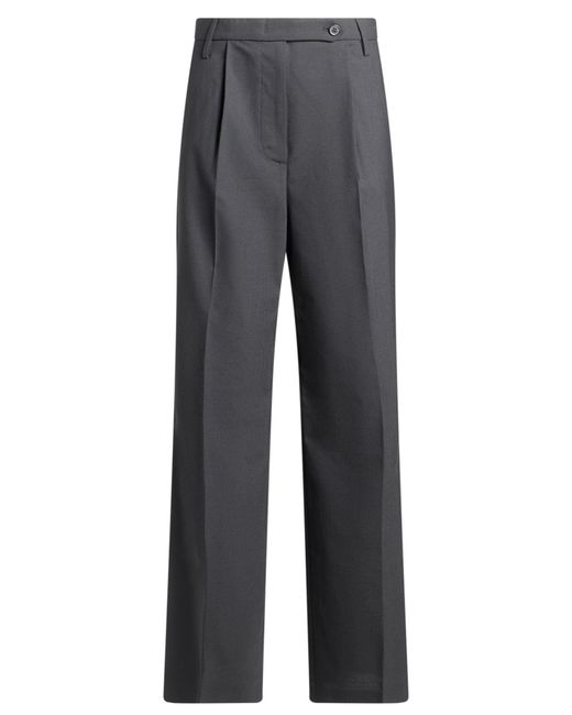 Department 5 Gray Pants Polyester, Virgin Wool, Elastane