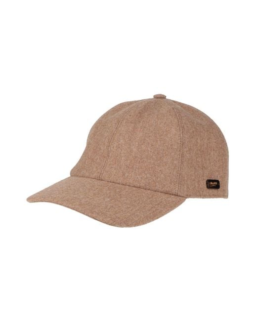 Moorer Brown Camel Hat Wool for men