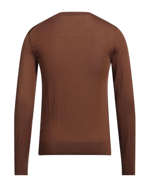 Dolce & Gabbana Brown Sweater Cashmere for men