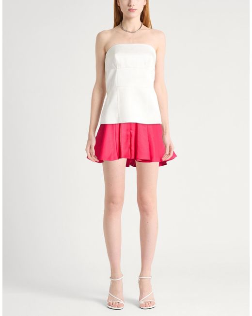 DIVEDIVINE Pink Fuchsia Shorts & Bermuda Shorts Viscose, Polyester